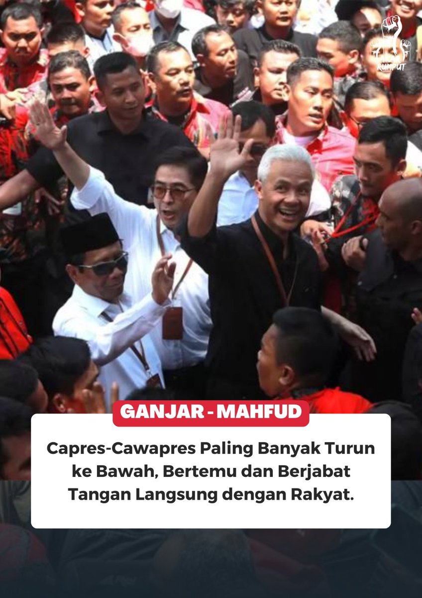 Salsa21038753's tweet photo. Capres dan cawapres yang paling banyak turun ke jalan siapa? Ya Ganjar-Mahfud lah

Abah Humanies ke amel Papua pevita 
#G4njarEksplo1tasiAnak
Videotron Humanies
ter0risbaasyur dukungamin
#PahitManiesAlwaysWithAnies 
Pak Lurah PDIP Marni dan Amel Papua https://t.co/4jFbL3b5Vx