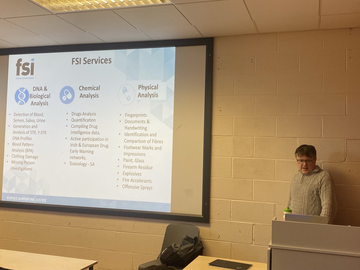 Anne Parle-Mcdermott (@anne_parle) on Twitter photo A big thank you to Dr Alan Magee from the Forensic Science Laboratory for kicking off our Forensic Biology module to our 3rd year Analytical Science students! 😁🧬 <a href="/DcuBiotech/">DCU School of Biotechnology</a> <a href="/DCUChemistry/">DCU School of Chemical Sciences</a> <a href="/DCUFSH/">DCU Science and Health</a> A big thank you to Dr Alan Magee from the Forensic Science Laboratory for kicking off our Forensic Biology module to our 3rd year Analytical Science students! 😁🧬 <a href="/DcuBiotech/">DCU School of Biotechnology</a> <a href="/DCUChemistry/">DCU School of Chemical Sciences</a> <a href="/DCUFSH/">DCU Science and Health</a>