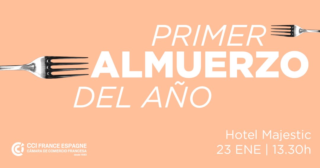 Nuestro primer almuerzo del año será en el Hotel Majestic! Una buena ocasión para iniciar el networking y disfrutar de este hotel exclusivo ubicado en el centro de la ciudad.

📆 Martes 23 a las 13.30h

🏷️ Más info e inscripciones: bit.ly/48HKwIk