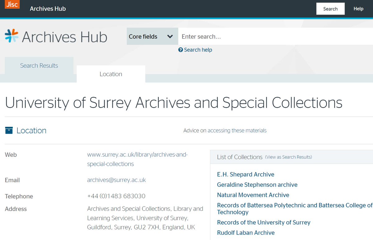 Welcoming another new @archiveshub contributor, University of Surrey Archives and Special Collections @surreylib! Collections include the archive of E.H. Shepard, renowned illustrator of Winnie-the-Pooh and The Wind in the Willows archiveshub.jisc.ac.uk/data/gb2109-ehs