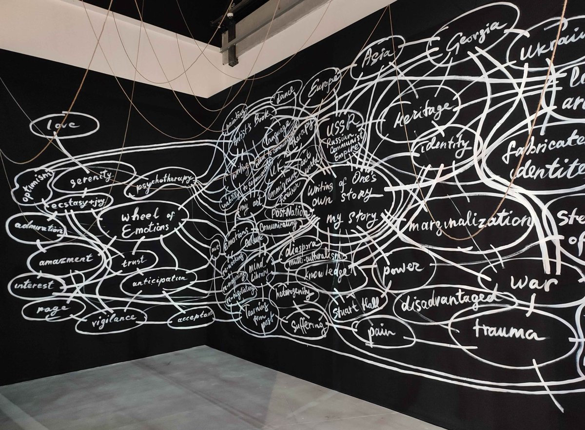androsemeiko's tweet photo. My installation at YARAT Contemporary Art Space in Baku, as part of 'The Equinox' exhibition, can be seen until 27 April. #contemporaryart #baku #museum #installation #performance #painting #poetry #film #art #arte #kunst #androsemeiko https://t.co/ZcnvMO3bRB