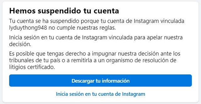 Isilnelus's tweet photo. Pues nada, no me dejan otra que publicarlo. Empiezo el año encontrándome mi cuenta de
@facebook 
suspendida indefinidamente "por la cara". Según el mensaje en la web de FB, YO he vinculado una cuenta de IG que no cumple las normas... y que si quiero intentar recuperarlo, -> https://t.co/PkxfeSNKSO