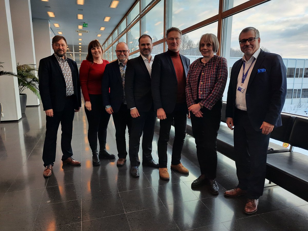 Tutkimusyhteistyö vahvistuu entisestään @LukeFinland ja @TampereUni välillä . Kiitos hyvästä kokouksesta @KeijoHamalainen et al.