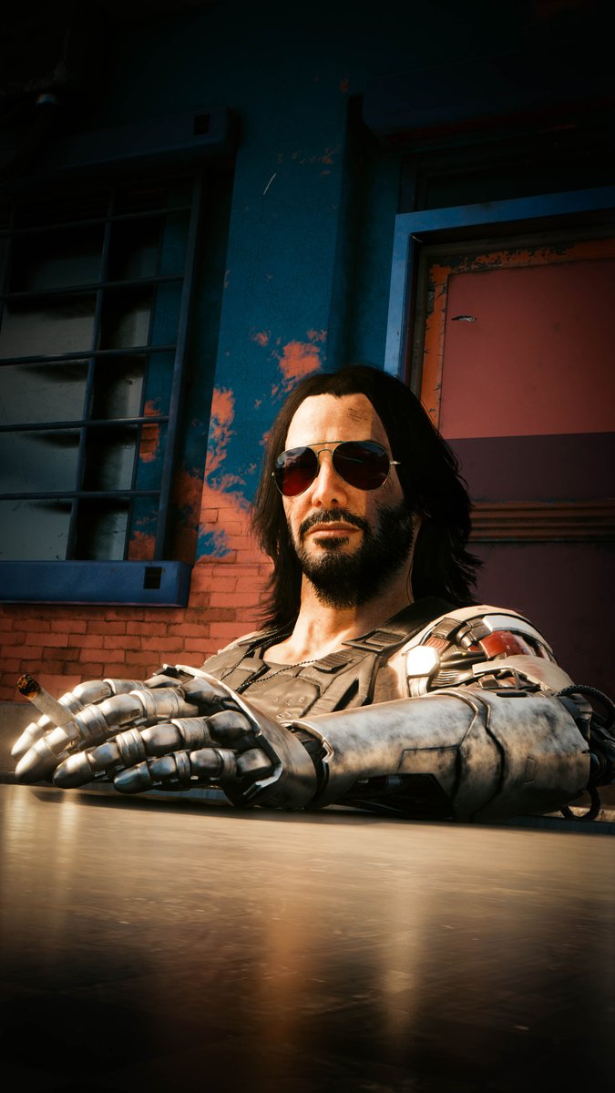 GSC_H's tweet photo. Johnny Silverhand

↬ @CyberpunkGame

#Cyberpunk2077 #Cyberpunk2077PhotoMode #Cyberpunk #Photomode #VirtualPhotography #JohnnySilverhand https://t.co/tGHXiqHeIe
