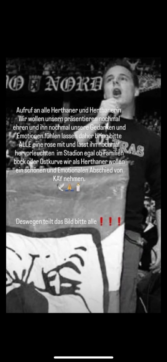 paulxsgg's tweet image. Bitte für Kay 🖤🕊️💙🤍 #HerthaBSC #KayBernstein