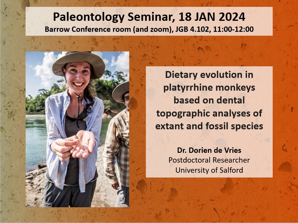 I'm looking forward to my online talk tomorrow (11am Central Time, 5pm UK time) for @UTAustin's Paleo seminar series! Open to all, DM me for zoom link. 🦴🐒🌿🔬