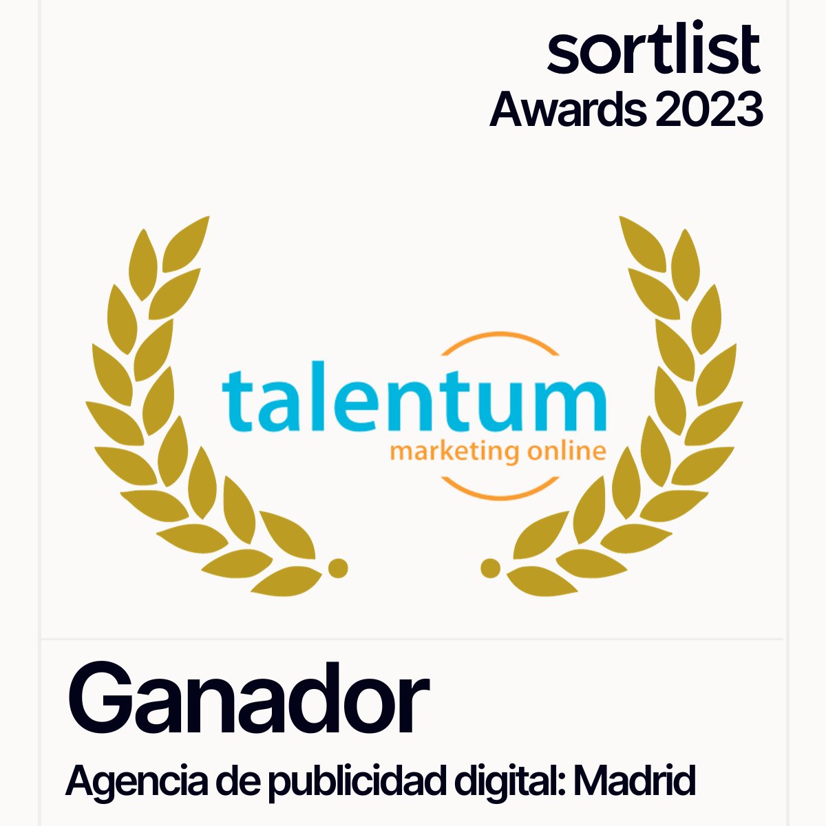 TalentumDigital's tweet photo. Gracias, gracias y gracias 🩵

@Sortlist ha anunciado ya sus Premios a las Mejores Agencias Españolas de 2023, no podemos estar más felices de saber que hemos sido los ganadores de estas categorías. https://t.co/jDNhG91YYt