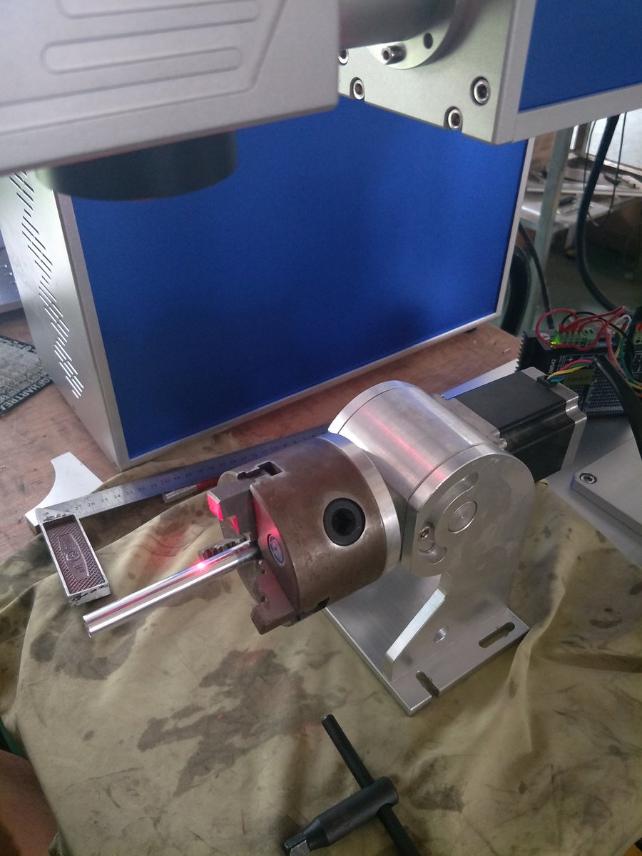 iLaserCNC's tweet photo. #Fiberlasermarkingmachine working with rotary device.
E-mail:linda77@foxmail.com
WhatsApp:+8613723458665 https://t.co/nzWt8NIA22