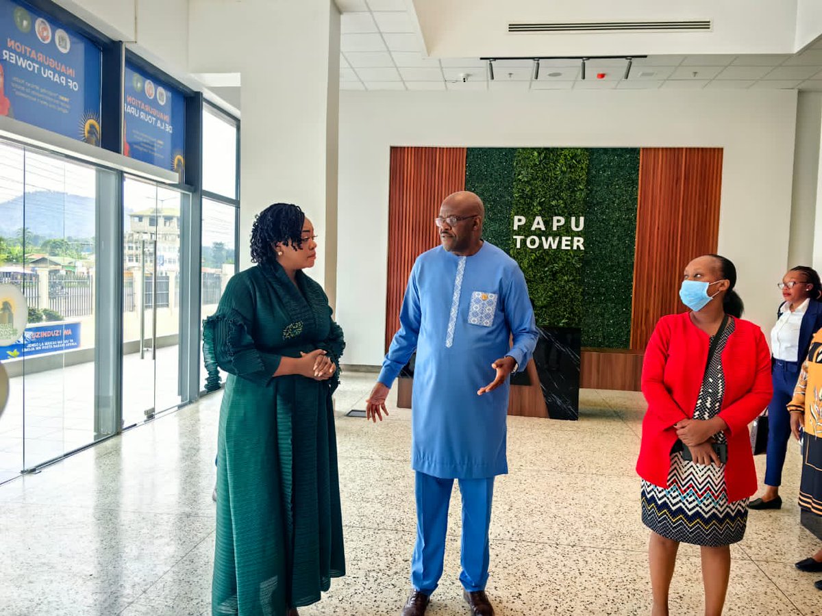 Today I’m in the United Republic of Tanzania as the Pan-African Postal Union (PAPU) Plenipotentiary Chairperson <a href="/papuafrica/">PAN AFRICAN POSTAL UNION</a>. Tomorrow I will preside over the PAPU Day celebrations to be held in Arusha,Tanzania. Ahead of the celebrations,today I toured the newly commissioned PAPU