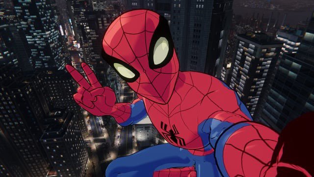 EARTH_26496's tweet image. there shouldve been a spectacular spider-man suit in spider-man 2 this mod is amazing