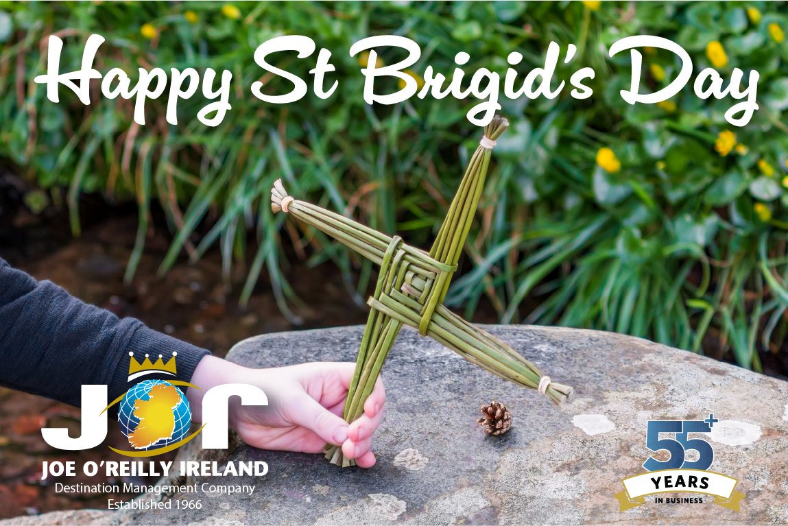 Happy St Brigid's Day!
Our offices will be closed on Monday the 5th of February.
St Brigid's Day, celebrated on the 1st of February, is Ireland's newest national holiday. We wish you all a very prosperous first day of Spring.
#Tourism2024  #JORIrelandDMC #tourismireland