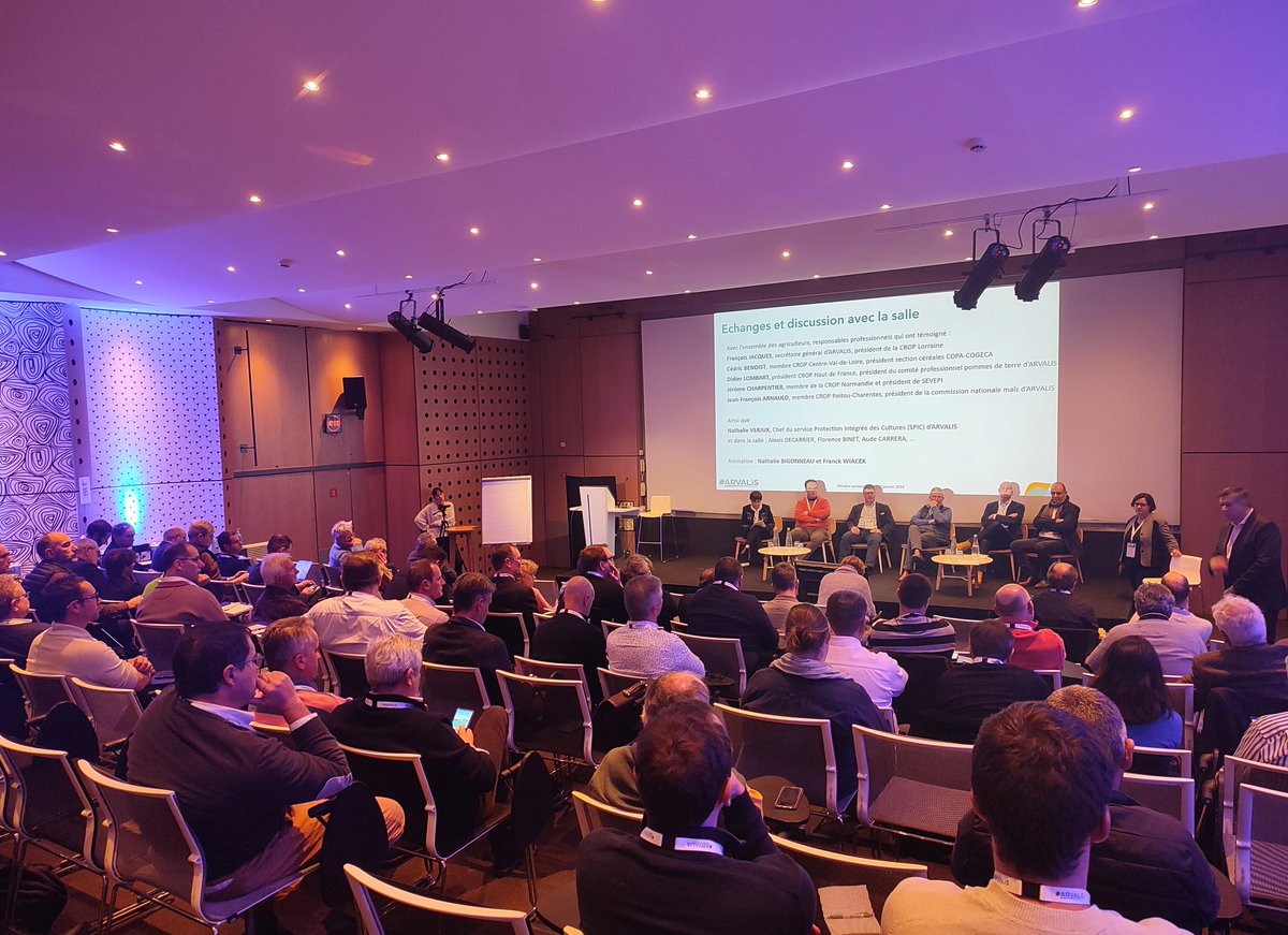 Arvalisofficiel's tweet image. Aujourd'hui, c'est le 10e anniversaire du symposium d'@Arvalisofficiel! 👏

Les membres des commissions régionales d'orientation professionnelles (CROP) sont réunis pour échanger et pour réfléchir ensemble aux solutions de demain pour les grandes cultures . 🌾🥔🌸
