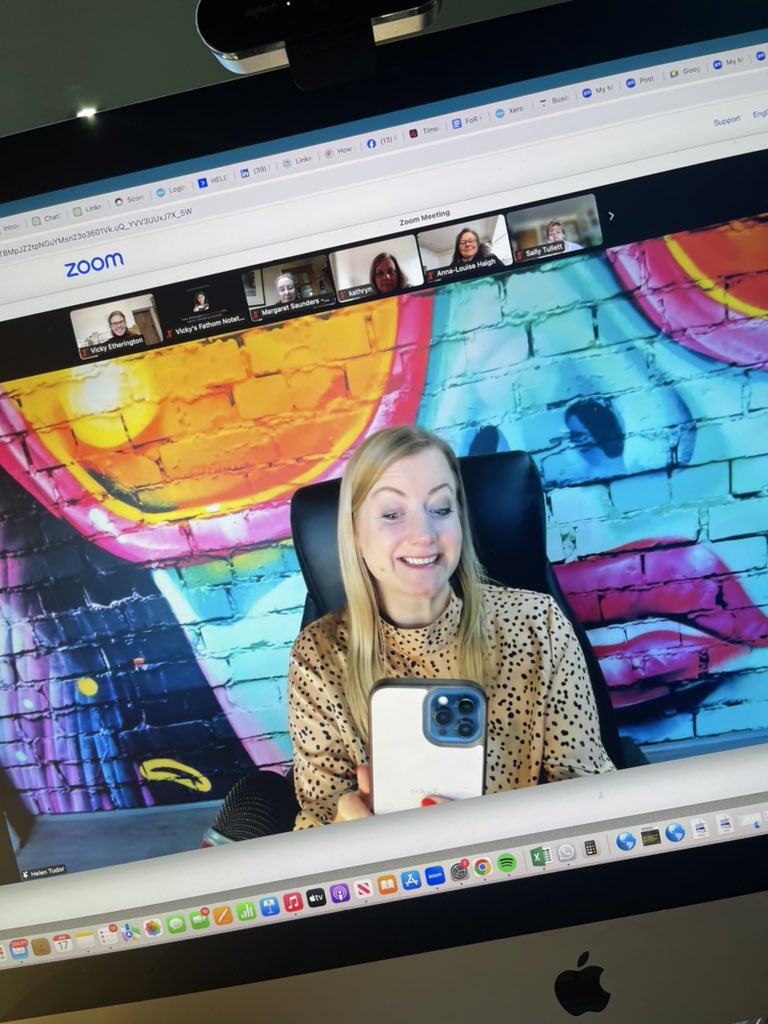 Had so much fun delivering this guest expert training today with Vicky Etherington, The Website Mentor ❤️ I really do love doing them must be in the thousands now over the last 6 years. Same topic. New people. Love it!!