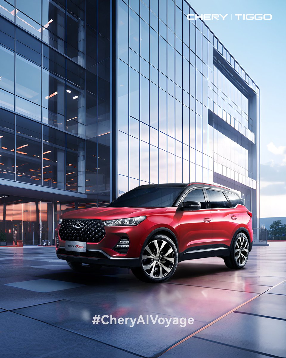 CheryAutoCo's tweet photo. Illuminating the cityscape in red, seizing attention wherever Tiggo 7 Pro goes. Where's your dream destination in #CheryAIVoyage?
#Tiggo7Pro https://t.co/ZiZWp8219X