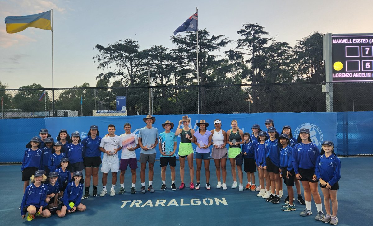 max_exsted's tweet photo. J300 Traralgon, Australia Doubles Champions with my partner Cooper! 🇺🇲🇦🇺🎾

#TeamMax ##ReachYourMax #GetMaxedOut
https://t.co/iRLm407NDN https://t.co/h8AGdzxkTN