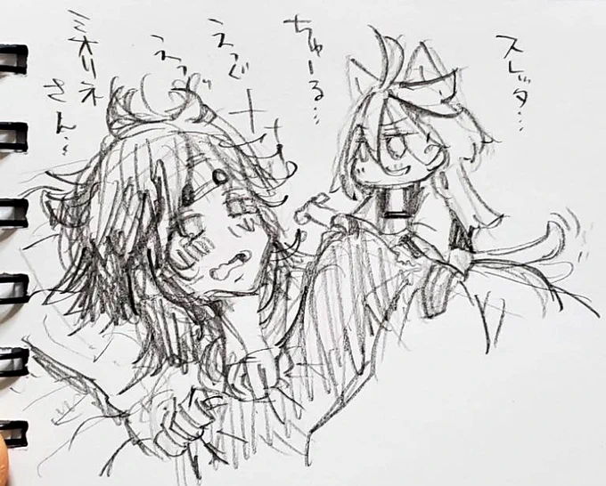 ねこって人間の体調とか関係なく乗ってくるよなって思って描いたら普通に夫婦になったの巻 