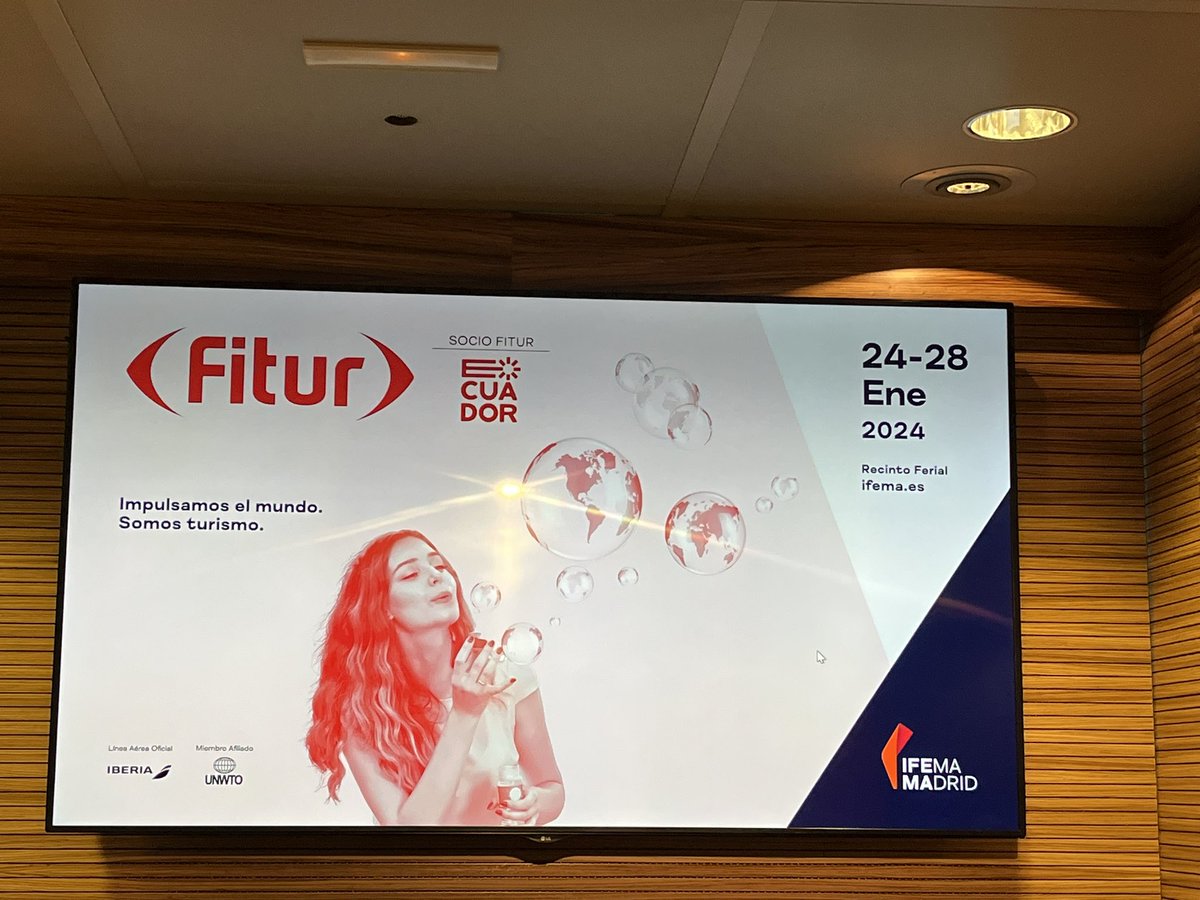 Siete días nos separan del arranque de <a href="/fitur_madrid/">FITUR</a> la mayor feria del mundo en número de participantes que este año cuenta con <a href="/TurismoEc/">Viceministerio de Turismo Ecuador 🇪🇨</a> como país socio Fitur. cifras récord y salto internacional  100 países oficiales  y empresas de 150 paísess. <a href="/IFEMA/">IFEMA MADRID</a>