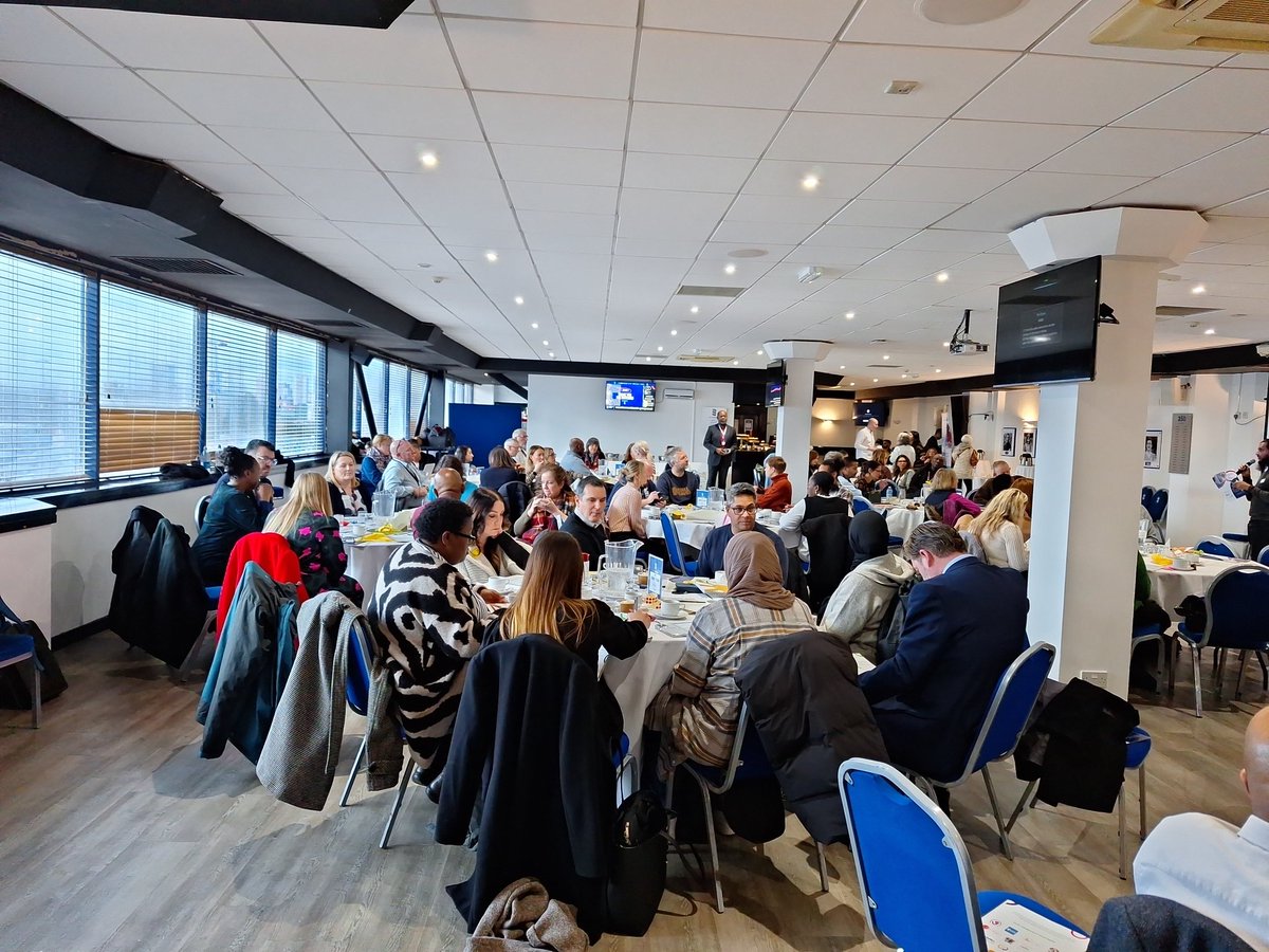 Over at @BCFC with our @BCHC_CommCX team with a community roundtable event. I must say, I dont think I have seen a better attended event. #CoProduction #WhyWeDoResearch