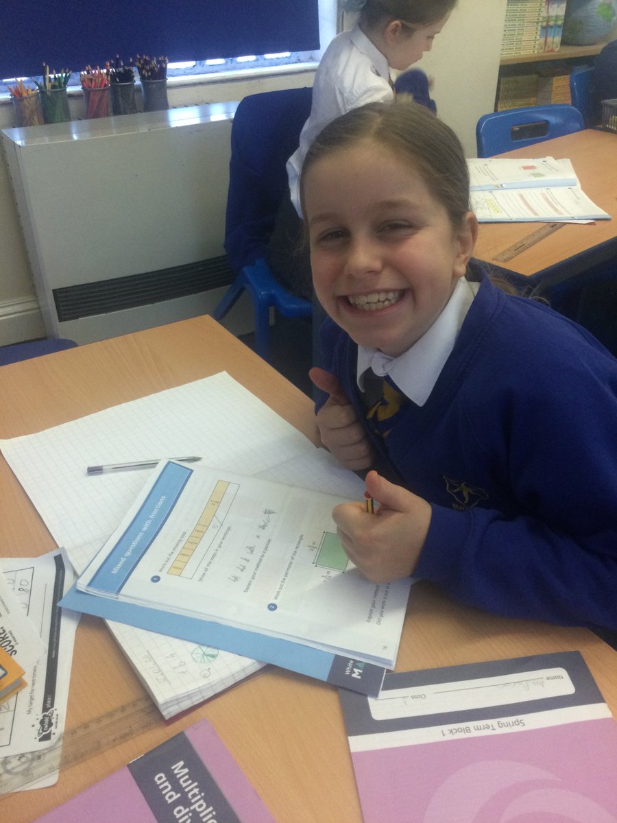 Class 3 have been working really hard in Maths today joined and supported by our student teacher Miss Hardgrave. We have been busy working on multiplication methods and fractions. Well done Class 3!