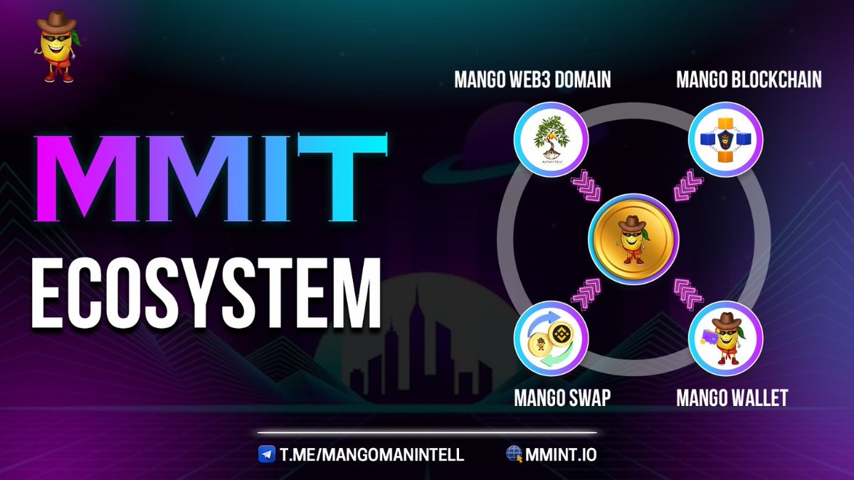 mangomanintell's tweet photo. 🌐 Explore the MMIT Ecosystem – your passport to a decentralized paradise! 🥭✨ Mango Wallet for smooth transactions, Mango Swap for thrilling trades, and Mango Web 3 domains for a futuristic online experience. 🚀🔗 Let Mango Blockchain be your guide to a new era of financial freedom! 🌍🔐 Unleash the power of possibilities!  🌈🚀

Buy Now 👇

https://t.co/hSMOLNjmbX 

Join the journey at:

🔗https://t.co/UDhlP016p1

#mmit #mmitcoin #bullrun #crypto #newlisting #bitget #bitgetlisting #crypto