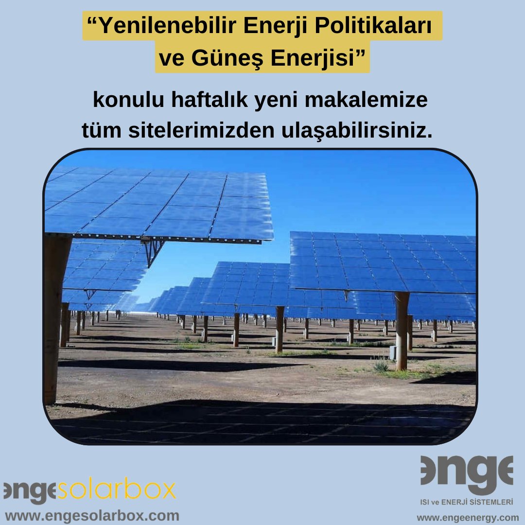 "Yenilenebilir Enerji Politikaları ve Güneş Enerjisi: Yenilenebilir enerji politikalarının güneş enerjisi sektörüne etkileri”

konulu makalemize tüm sitelerimizden ulaşabilirsiniz.

📲 engeenergy.com
📲 engesolarbox.com

#engeenergy #engeenerji #engesolarbox