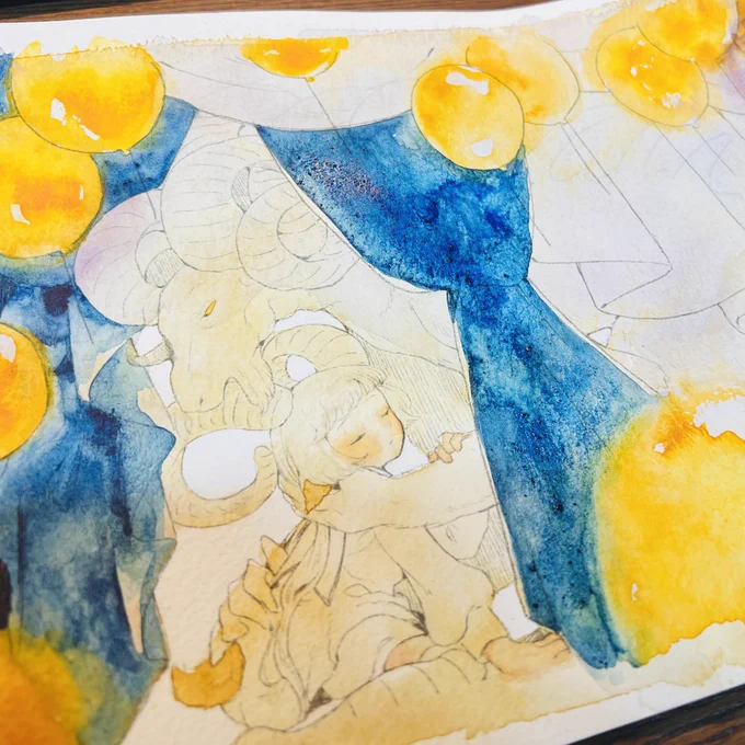 #企画展_Phantasm優しくて愛しい藍角の兄。カーテンを透かす影はとうてい常世のものではなくとも。 