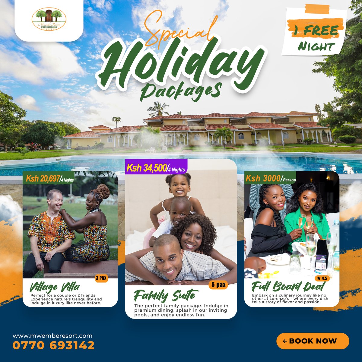 Pay for 3 NIGHTS, STAY 4 NIGHTS!
Escape the ordinary and embrace tranquillity with our exclusive Low Season Holiday Package! 🌴 Enjoy serene moments, exquisite dining, and unparalleled hospitality.
#HolidayGetaway #holiday #getaway #beachlife  Ruiru #airbnb #GalaxyS24 Kamba JKUAT