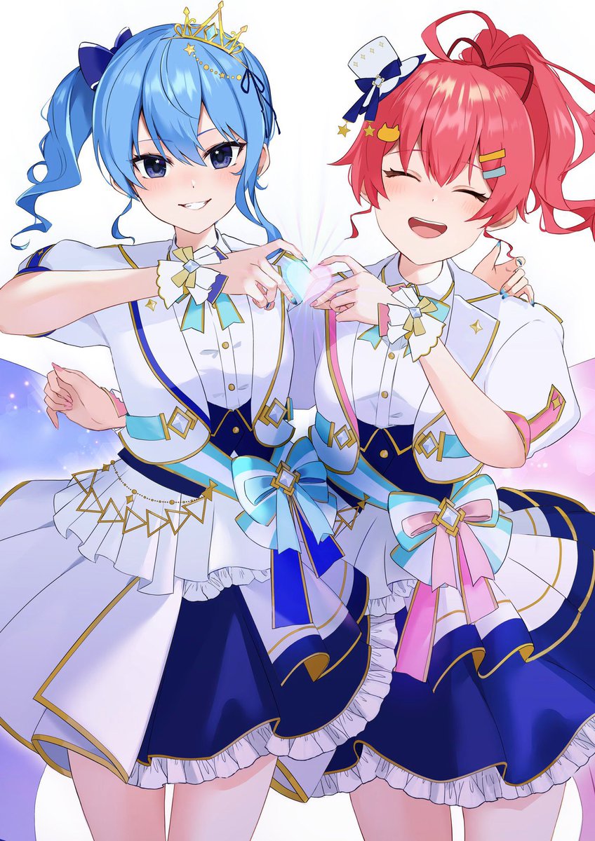 星街すいせい ,さくらみこ 「#何だっていい過去作品を掲載するチャンスだ  もうこれにつきる」|綾香／AYAKA💎のイラスト