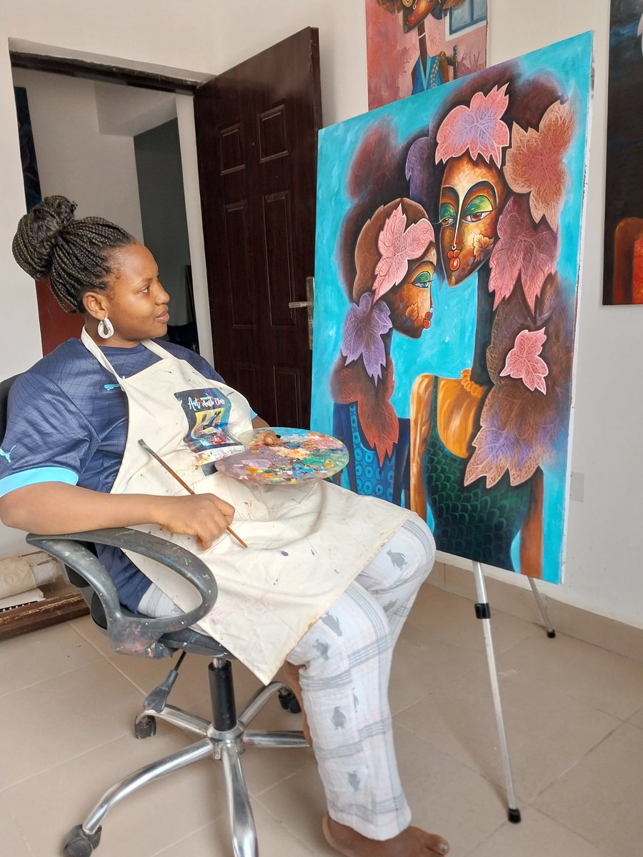 Sisters
Mixed media
40 x 30

Intertwined by love, laughter, pain and shared stories, their connection unfolds through a visual tapestry of warmth and understanding.

Back to studio

#Art #contemporayartcollection #contemporayafricanart #nature #leave #gloriaeberechukwummaduako