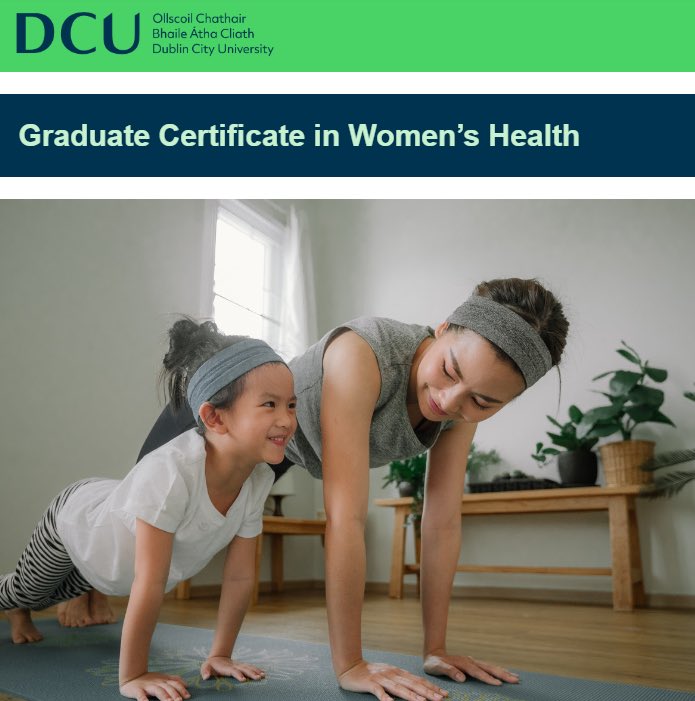 We are very excited to launch our new online one year part-time Graduate. Certificate in Women’s Health. Starting in 2024 & suitable for any healthcare professional or sport practitioner working with active women. More details ⬇️ bitly.ws/39Xn7