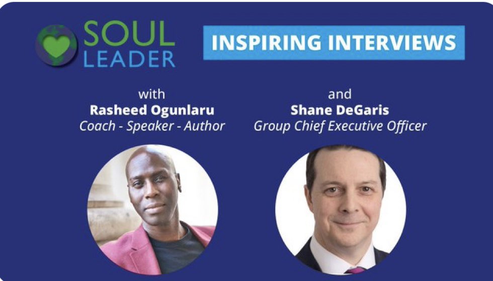 RasheedOgunlaru's tweet photo. As part of my Soul Leader Inspiring Interviews, I interviewed @ShaneDeGaris, Group Chief Executive Officer @NHSBartsHealth - enjoy:
🎤 https://t.co/k5qACdNyHB
More inspiring interviews:
➡ https://t.co/f8ZtZ3XxZ9
#SoulLeader #Leadership #LeadershipCoach https://t.co/F1vMgBuyi3