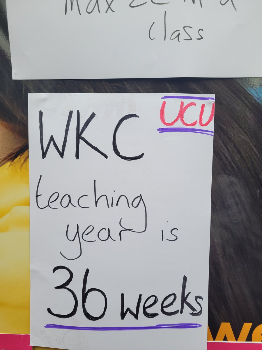 UCU Westminster Kingsway College (@ucuwkc) on Twitter photo Making our voices heard - why is our CEO not negotiating with us? 6.5% for 23/24 //maintain 36 weeks // respect 22 max! <a href="/ucu/">UCU</a> <a href="/LondonUCU/">UCU London Region</a> <a href="/UcuLeft/">UCU Left</a> <a href="/UCU_CandI/">UCU - City and Islington College</a> Making our voices heard - why is our CEO not negotiating with us? 6.5% for 23/24 //maintain 36 weeks // respect 22 max! <a href="/ucu/">UCU</a> <a href="/LondonUCU/">UCU London Region</a> <a href="/UcuLeft/">UCU Left</a> <a href="/UCU_CandI/">UCU - City and Islington College</a>