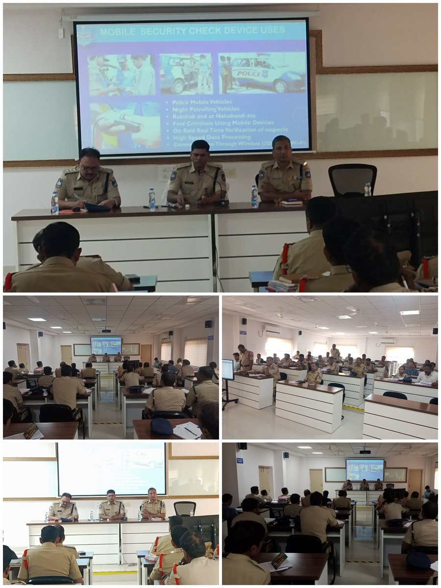 Conducted a review meeting with all Zonal crime staff, Cyber warriors, DSI, DI, and SHOs on Dial 100, MO offender checkings, Popilan Device usage, Cyber crimes & other issues and given specific instructions to the above staff.