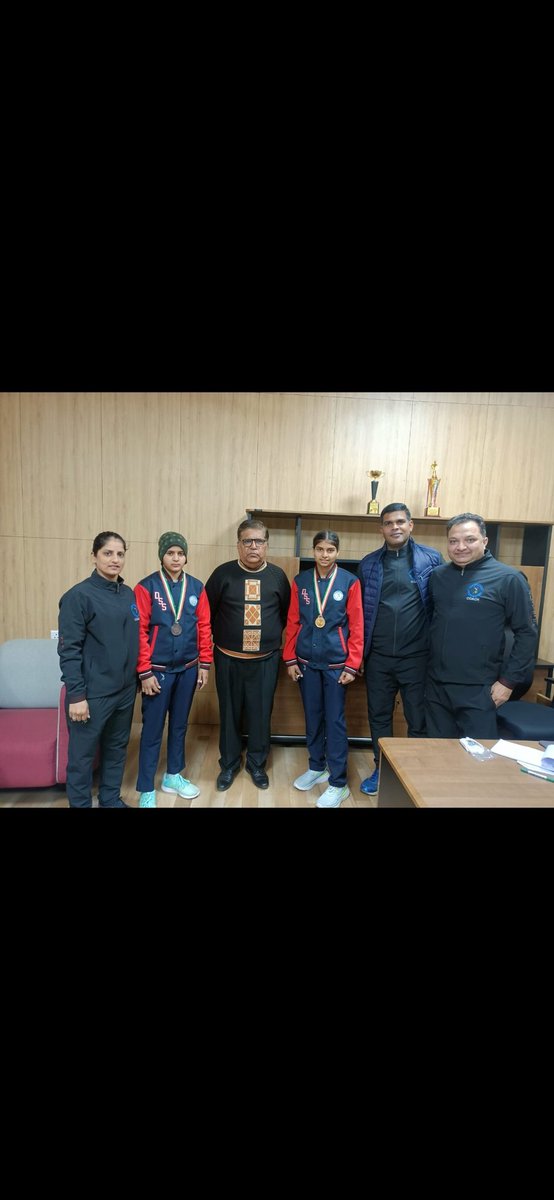 '🏆✨ Grateful for an incredible journey at the 67th School National Games in Delhi! 🥊🇮🇳 🏅 Chesta from Class 9 clinched the gold in boxing, showcasing her prowess in the ring! 🥇🥊 Meanwhile, Deepika from Class 8 fought valiantly and secured the bronze. 🥉💪