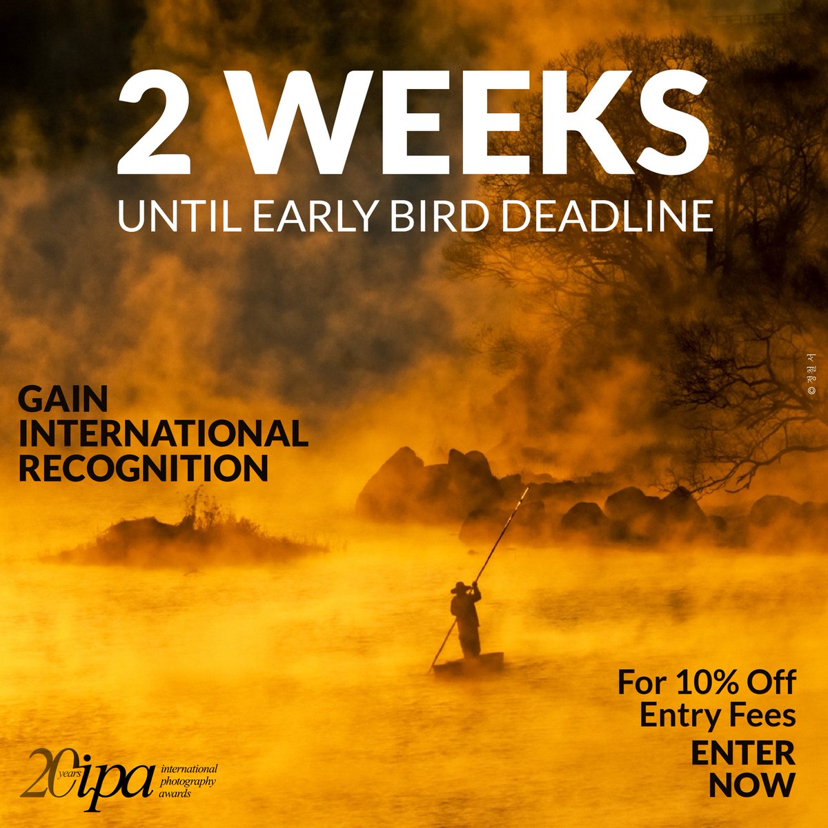 ❕Two weeks until the Early Bird Deadline - have your work exhibited among the best in the world! Submit here: photoawards.com
📸: 정철 서

#PhotoCompetition #IPhotoAwards #PhotographySouls #Photo