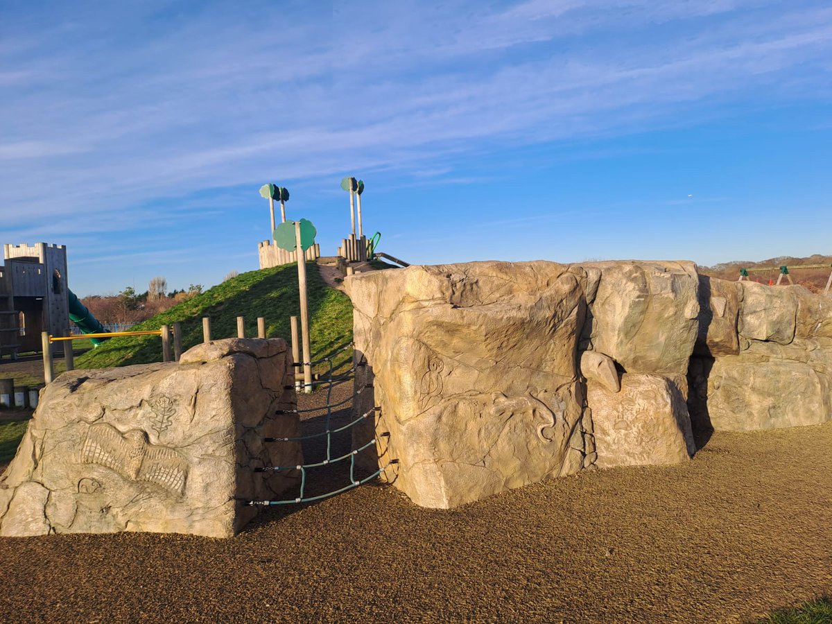 WicksteedPlay's tweet photo. Celebrating 7 years of play at Alver Valley Country Park! The bespoke Rockscape climber and Fort Toothill continue to be captivating centrepieces, providing enduring physical and imaginative play elements for children. 🏞️💪 #WicksteedLeisure #Builttolast #WicksteedPlaygrounds https://t.co/P7unITxlph