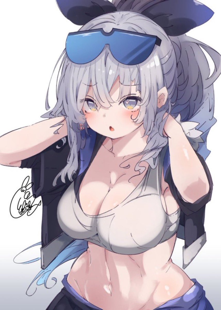 銀狼(スターレイル) 「困り顔の銀狼  #崩壊スターレイル #HonkaiStarRail」|紅シャケ◆ お仕事募集中のイラスト