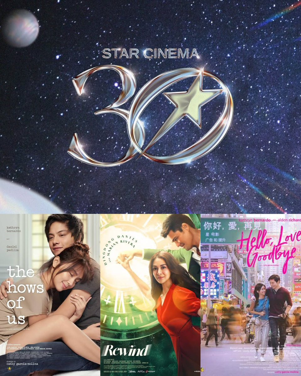 AltStarMagic's tweet photo. This is ABS-CBN Films’ Star Cinema, THE HOME OF THE BLOCKBUSTER FILIPINO FILMS OF ALL TIME ✨💫 #TatakStarCinema https://t.co/f2LSXcamPm