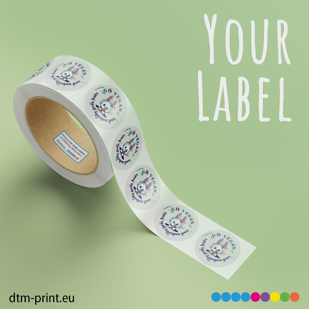 DTM_Print_'s tweet image. 🌿🌟 Participating in #Veganuary? 

Highlight that your products are vegan with #customlabels printed by our LX-Series Printers. 
➡️ dtm-print.eu/de/pages/label…

Let's make Veganuary a celebration! 🌱✨

#labelprinter #personalisation #DigitalPrinting  #CustomPrinting