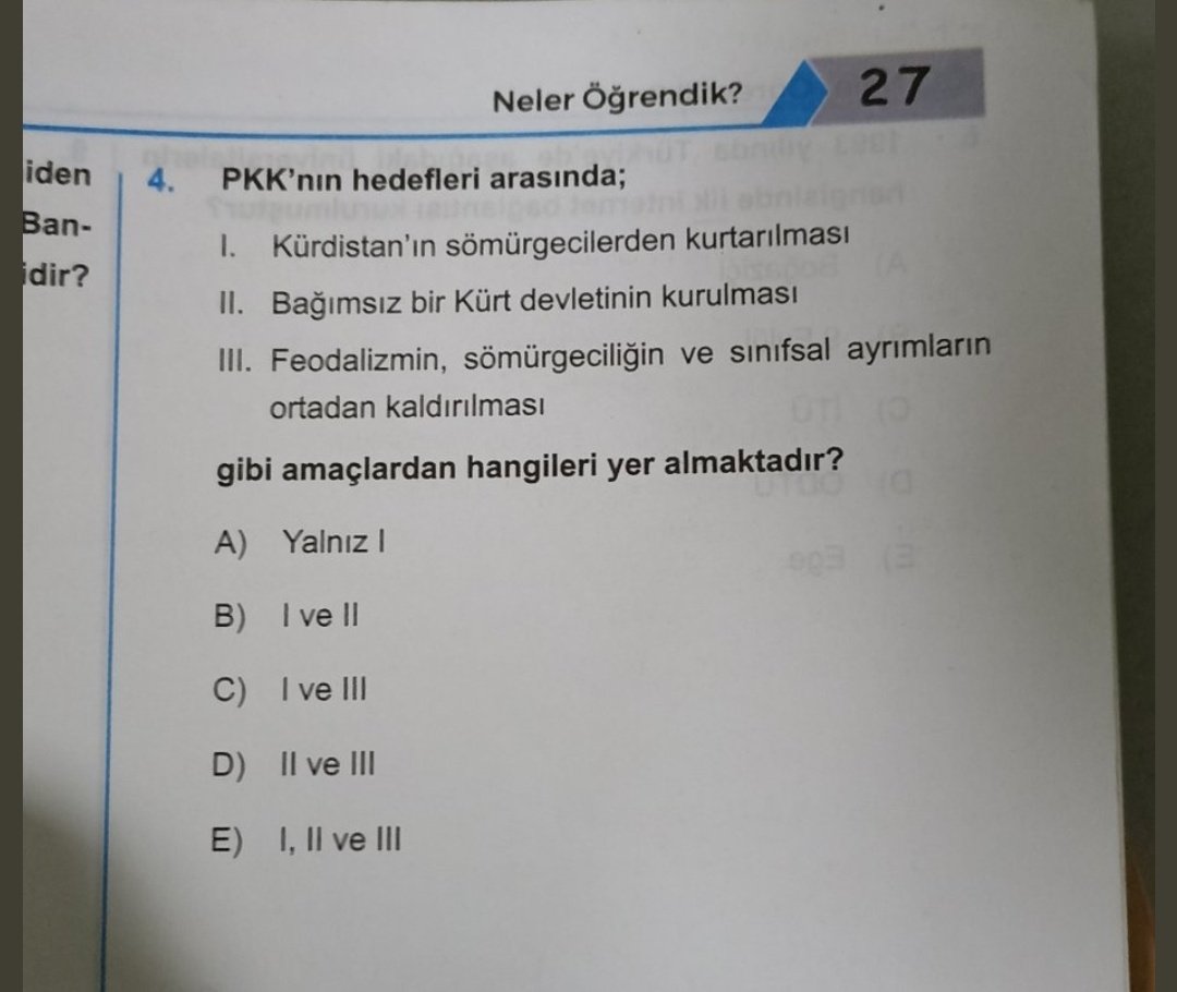Aesthetic1War's tweet photo. Liderplus isimli yayınevinin üniversite sınavına hazırlanan kardeşlerimiz için hazırladığı soruya bakın.

Cevap anahtarında da cevap olarak E'yi gösteriyor. Yok mu bu yayınları denetleyen bir kurum? Kim nasıl cesaret edip cüret edip bu kitapları piyasaya sürüyor? https://t.co/mkobFYbOND