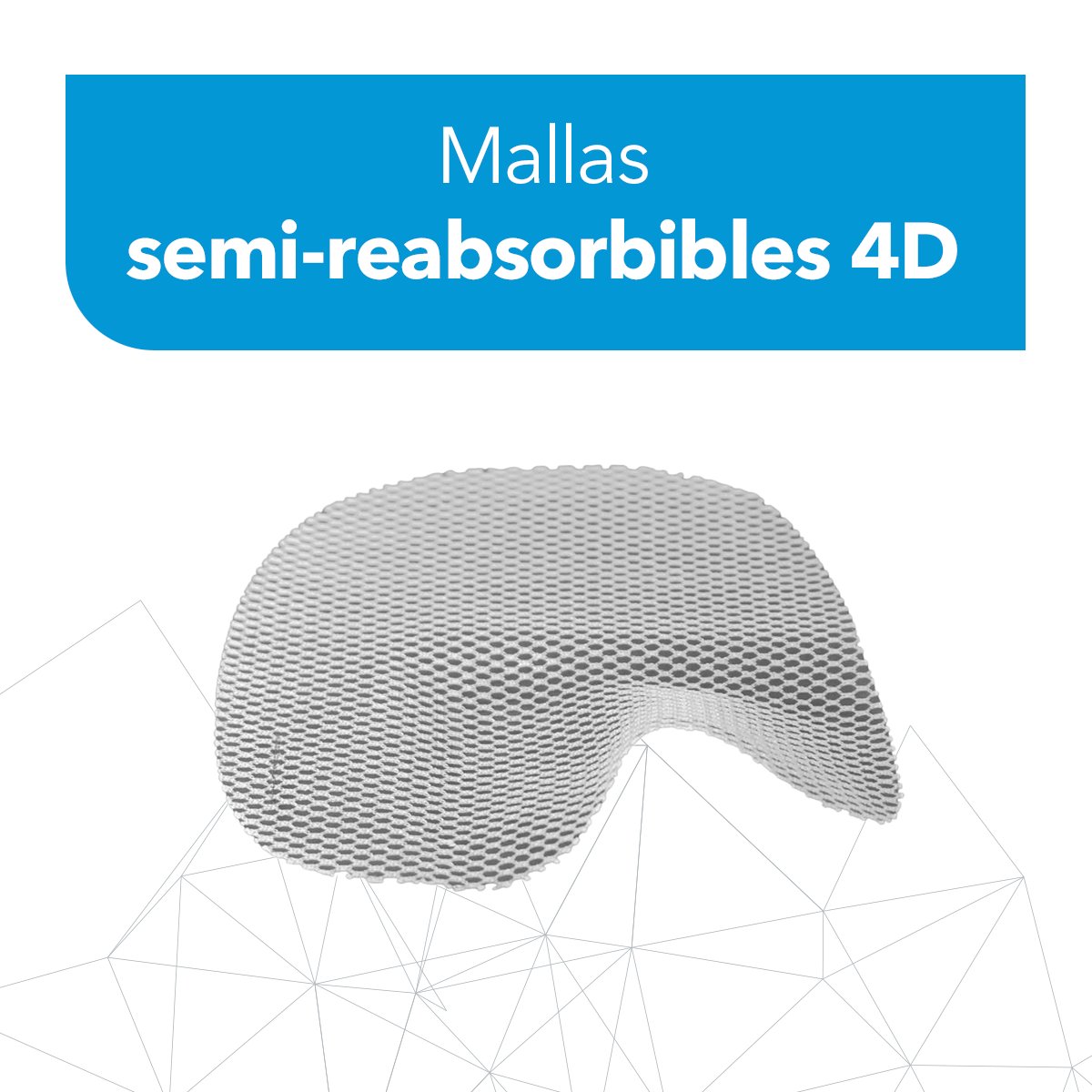 primendocirugia's tweet photo. 🔹En #PRIMEndocirugía disponemos de mallas quirúrgicas 4D con 25% polipropileno monofilamento y 75% ácido PLLA, siendo este último el que proporciona una integración óptima con el tejido, eliminando la sensación de cuerpo extraño. 
Descubre más en 👉 https://t.co/oTLO6ENLrl https://t.co/f6ZY8RPV9g