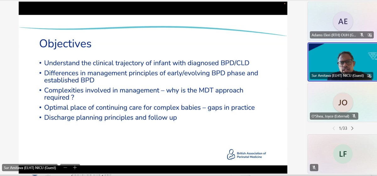 BAPM_Official's tweet photo. Up next is @allthingssmall8 discussing holistic support for babies with chronic lung disease - from hospital to home.
#PerinatalUpdate https://t.co/DQG0pyfr02