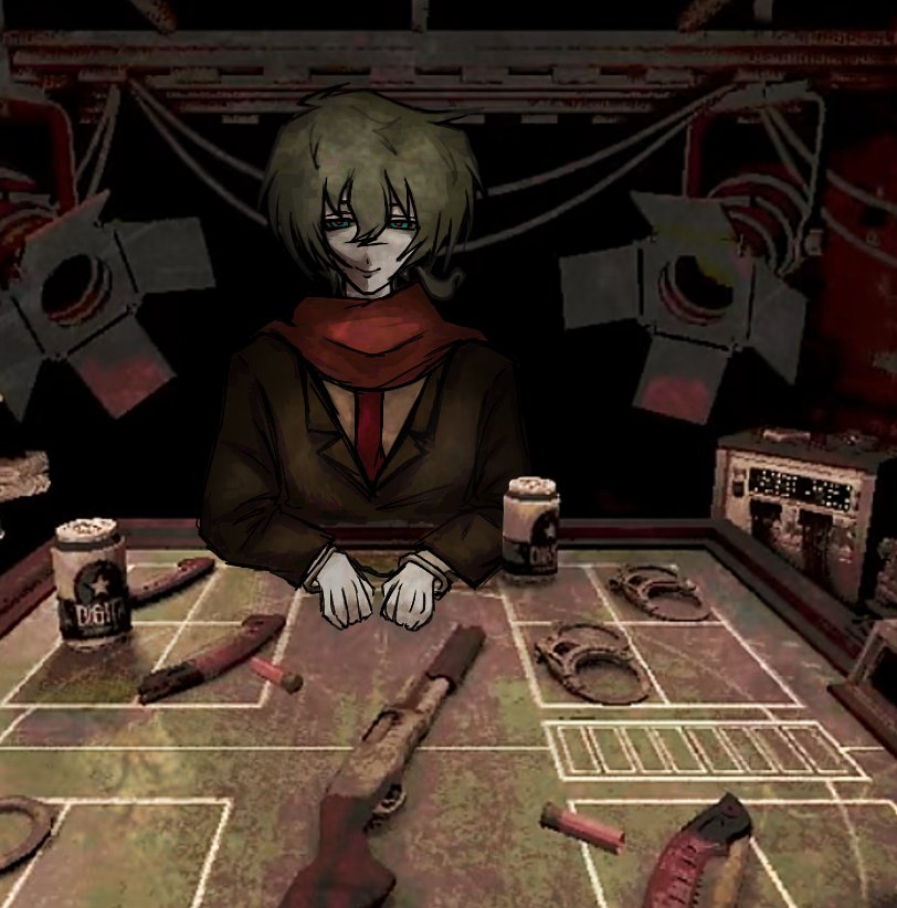 mitsuko00_'s tweet photo. buckshot roulette with hiyori dealer!
#キミガシネ #ソウシン #소우신
#네가죽어  #souhiyori https://t.co/0MzSHVExFa