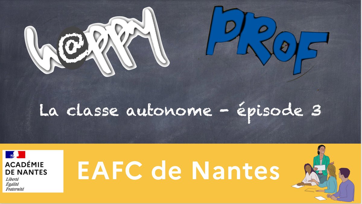 VHappyprof's tweet photo. Aujourd’hui sur H@ppy Prof et pour l’EAFC de Nantes, Virginie explique pourquoi et comment elle a mis en place le plan de travail. Ce 3e épisode est par ici : https://t.co/j67rA6BjU5 https://t.co/TP3JhDb4t4