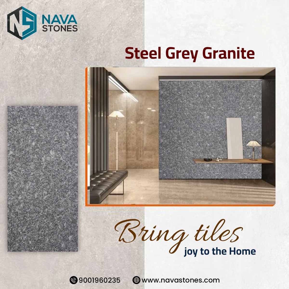 navastones's tweet photo. Enduring Elegance in Every Slab: NAVA STONES presents Steel Grey Granite, where timeless beauty meets lasting durability.
+91 9001960235 (Mr. Praveen Sharma)#NAVAStones #SteelGreyGranite #TimelessBeauty #DurableLuxury #GraniteMagic #InteriorDesign #HomeDecor #SleekSophistication https://t.co/HBxWqqRfEK