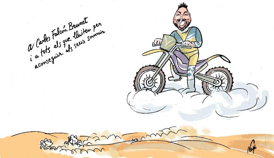 diaridtarragona's tweet image. El homenaje de #Napi a Carles Falcón.