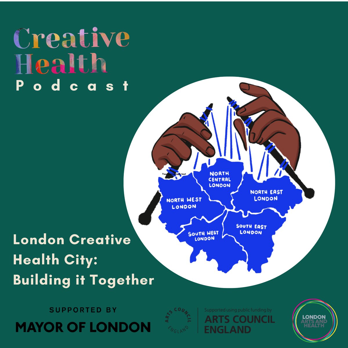 London Arts and Health (@lahartshealth) on Twitter photo Laura Bailey has recorded an amazing bonus episode of the #CreativeHealthPodcast live from <a href="/battersea_arts/">BatterseaArtsCentre</a>
In the episode, she talks with many of the attendees about the idea of a Creative Health City.
🔊Listen here: londonartsandhealth.org.uk/story/london-c… Laura Bailey has recorded an amazing bonus episode of the #CreativeHealthPodcast live from <a href="/battersea_arts/">BatterseaArtsCentre</a>
In the episode, she talks with many of the attendees about the idea of a Creative Health City.
🔊Listen here: londonartsandhealth.org.uk/story/london-c…