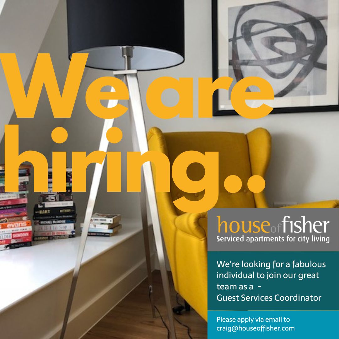We are #HIRING!

We are looking for a lovely Guest Services Coordinator to join our fantastic #hoffamily team in #Reading.

Apply to craig@houseoffisher.com.

Read about it here: buff.ly/3QBeXXQ

No agents / recruiters please

#hiring #jobs #jobvacancy #recruitment