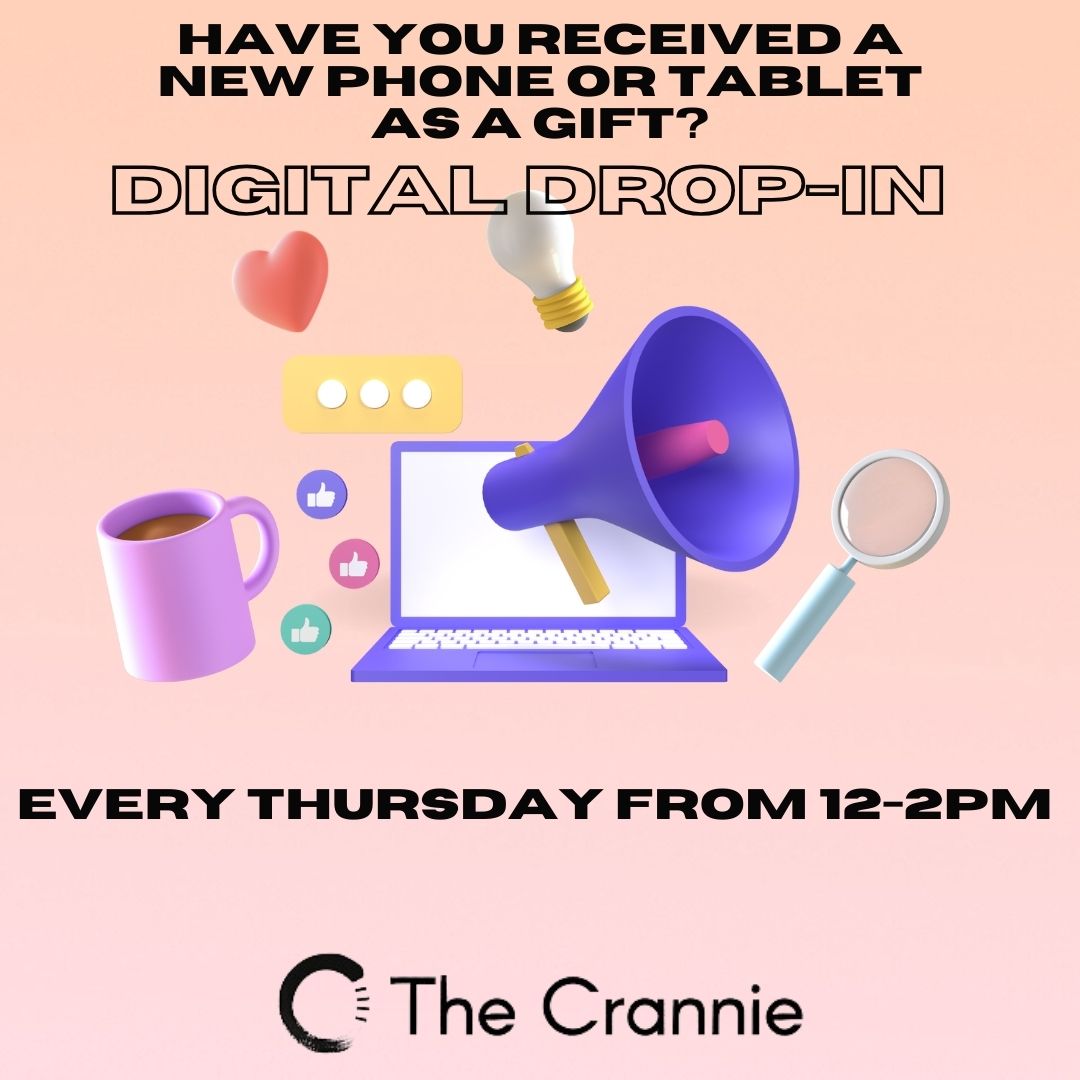 Stuck with your new tablet or phone? Come and let us help you set it up. See you on Thursday 💻