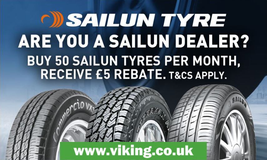 ARE YOU A SAILUN DEALER?

Buy 50 Sailun Tyres per month and receive a rebate, log in now at viking.co.uk.

T&amp;Cs Apply

#Tyres #Deals #Offers #TyreDealers #Discount